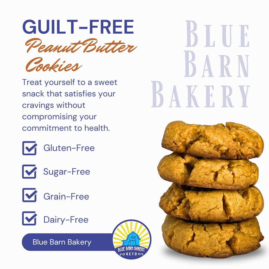 Sampler Peanut Butter Cookies Gluten-free, sugar free, grain free, dairy free, low carb, keto