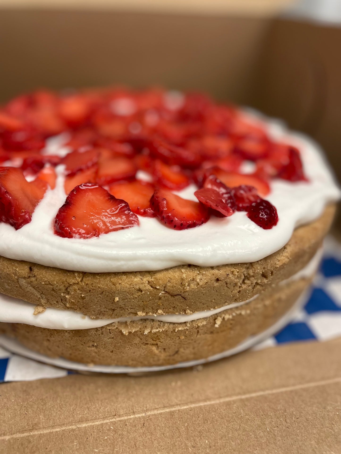 Gluten-free Low carb Strawberry Shortcake