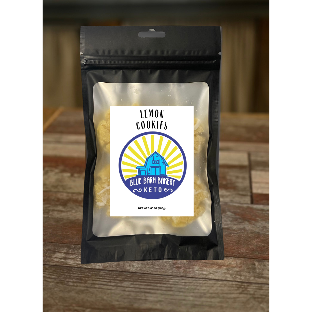 Sampler Lemon Cookies Gluten free, sugar free, grain free, dairy free, low carb, keto