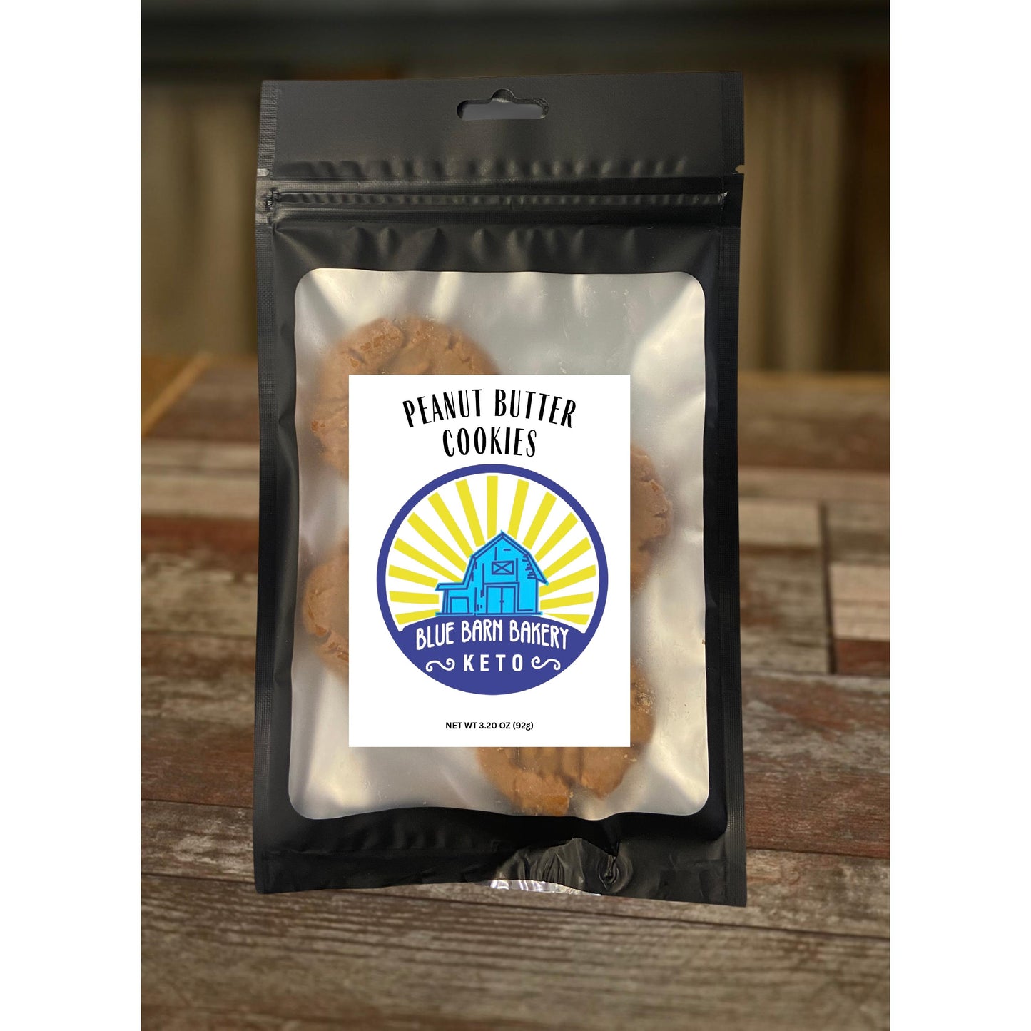 Sampler Peanut Butter Cookies Gluten-free, sugar free, grain free, dairy free, low carb, keto
