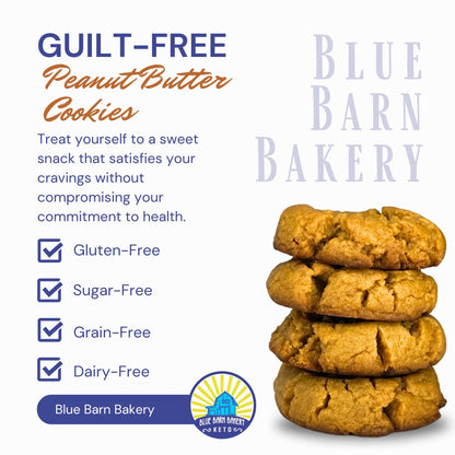 Sampler Peanut Butter Cookies  Gluten-free, sugar free, grain free, dairy free, low carb, keto